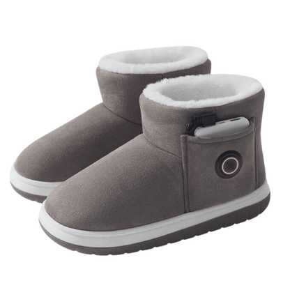 Botas de inverno aquecidas com níveis de aquecimento ajustáveis e forro interior macio