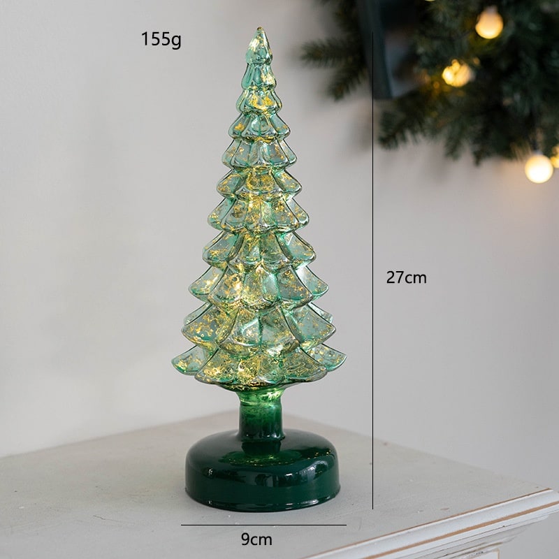 Beleuchteter LED-Weihnachtsbaum als Tischdekoration