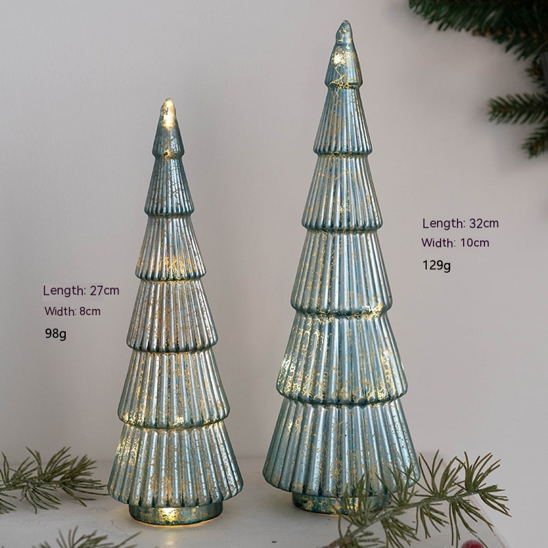 Beleuchteter LED-Weihnachtsbaum als Tischdekoration