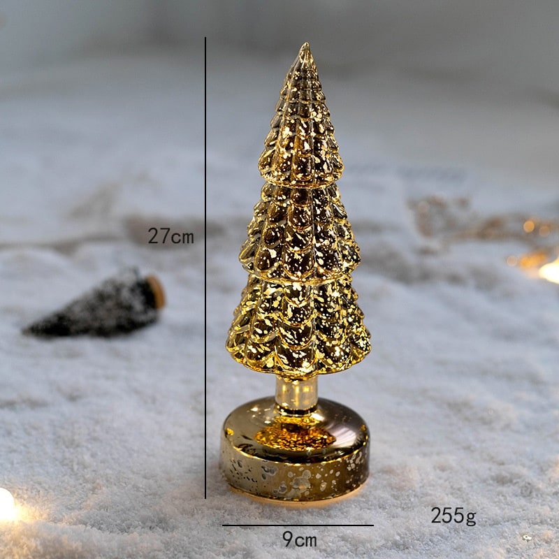 Beleuchteter LED-Weihnachtsbaum als Tischdekoration
