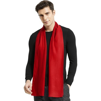 Herren-Schal mit Karomuster und elegantem Streifendesign