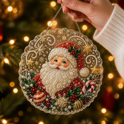 Twinbelle – Doppelseitiges Diamantkunst-Weihnachtsornament-Kit