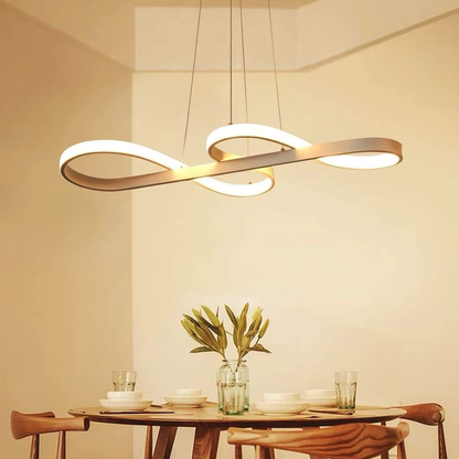 Lámpara colgante LED con diseño de anillo y función regulable
