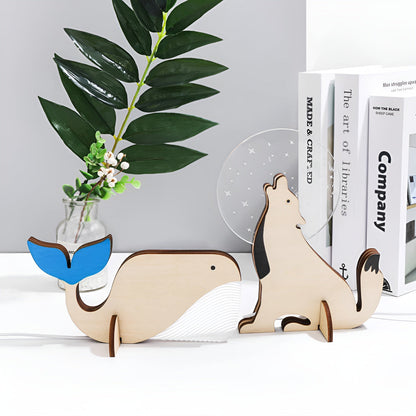 Lámpara de mesa LED con motivo de animal para la habitación infantil