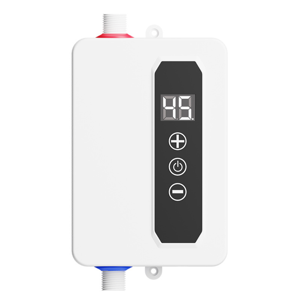Calentador de agua eléctrico instantáneo con pantalla digital