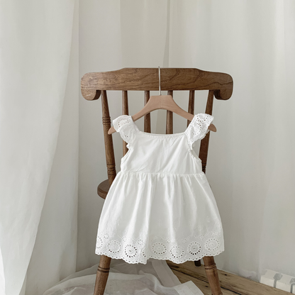 Vestido de batizado Amélie para bebé – Elegante e intemporal