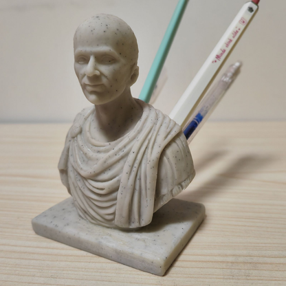 Caneta de César – Porta-canetas criativo inspirado em Júlio César