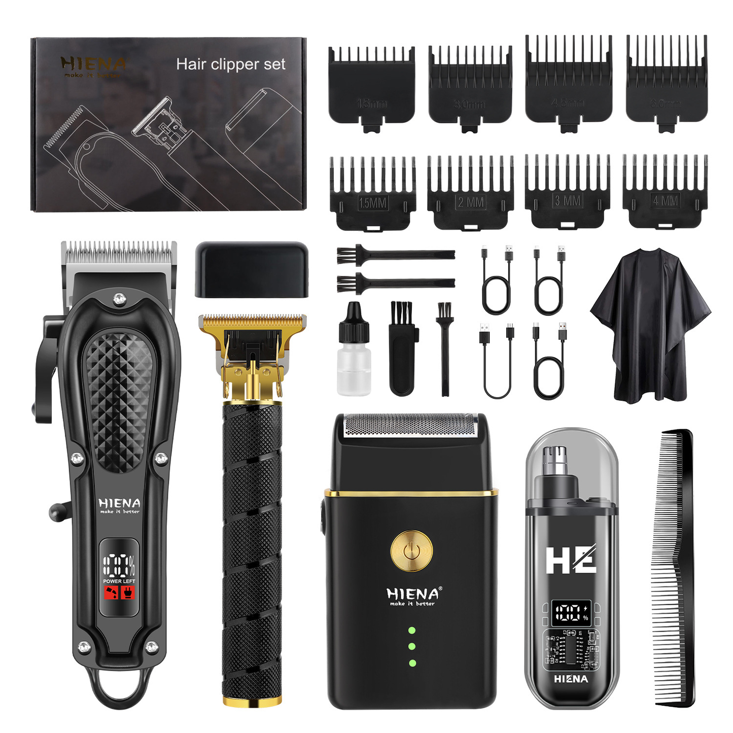 Kit de cuidado personal ProTrim: inalámbrico y profesional para un peinado perfecto