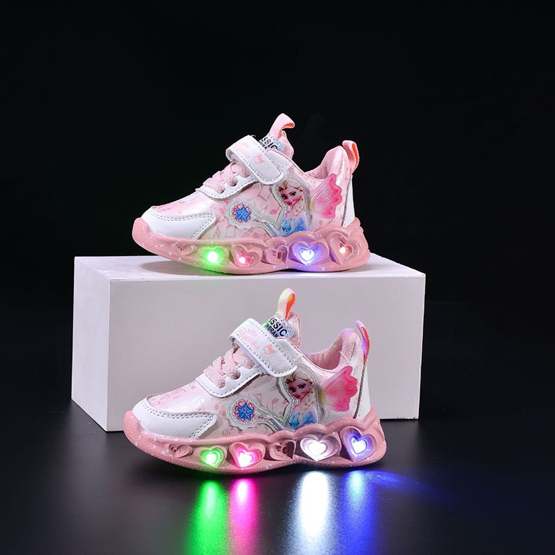 Rainbow Glitter Sneakers - LED Kinderschuhe für Abenteurer