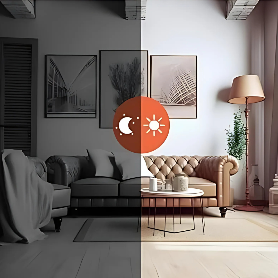 Mini câmara de segurança sem fios – compacta e fina para monitorização residencial.