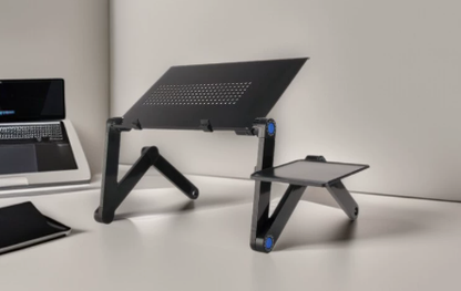 Suporte ergonómico ajustável para portátil – Leve e multifuncional