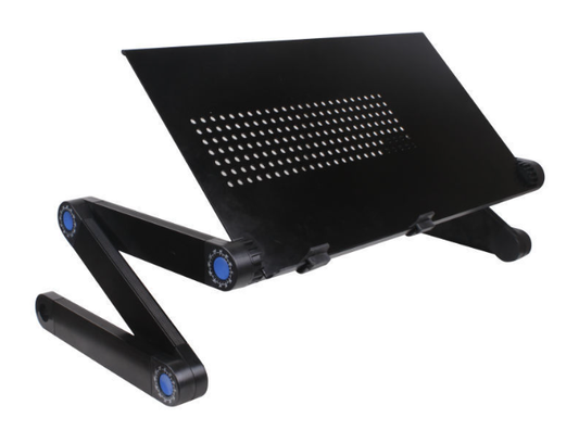 Soporte ergonómico ajustable para portátil: ligero y multifuncional.