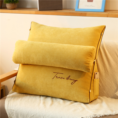 Almofada de leitura de luxo – Ergonómica e confortável para relaxar