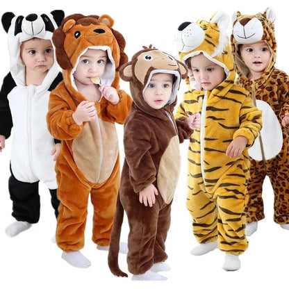 Džungla prijatelji baby kombinezon – Slatki životinjski kombinezon za tvoje dijete