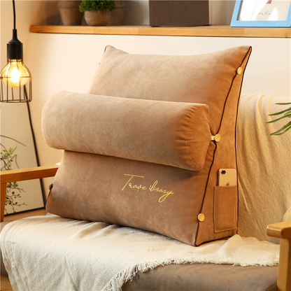 Almofada de leitura de luxo – Ergonómica e confortável para relaxar