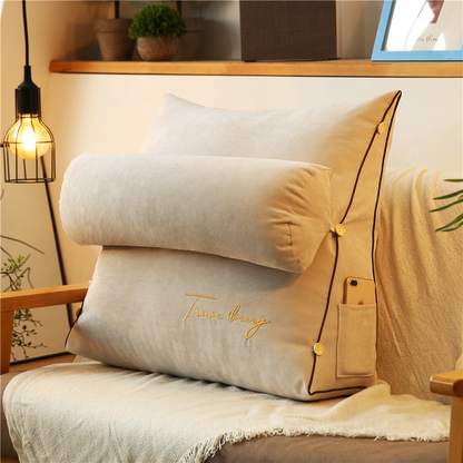 Almofada de leitura de luxo – Ergonómica e confortável para relaxar
