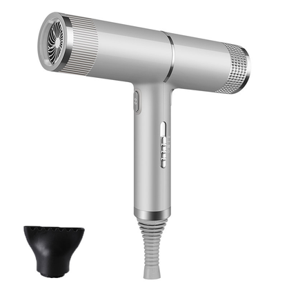 Secador de cabelo iónico com difusor – Elegante, potente e suave para o seu cabelo.