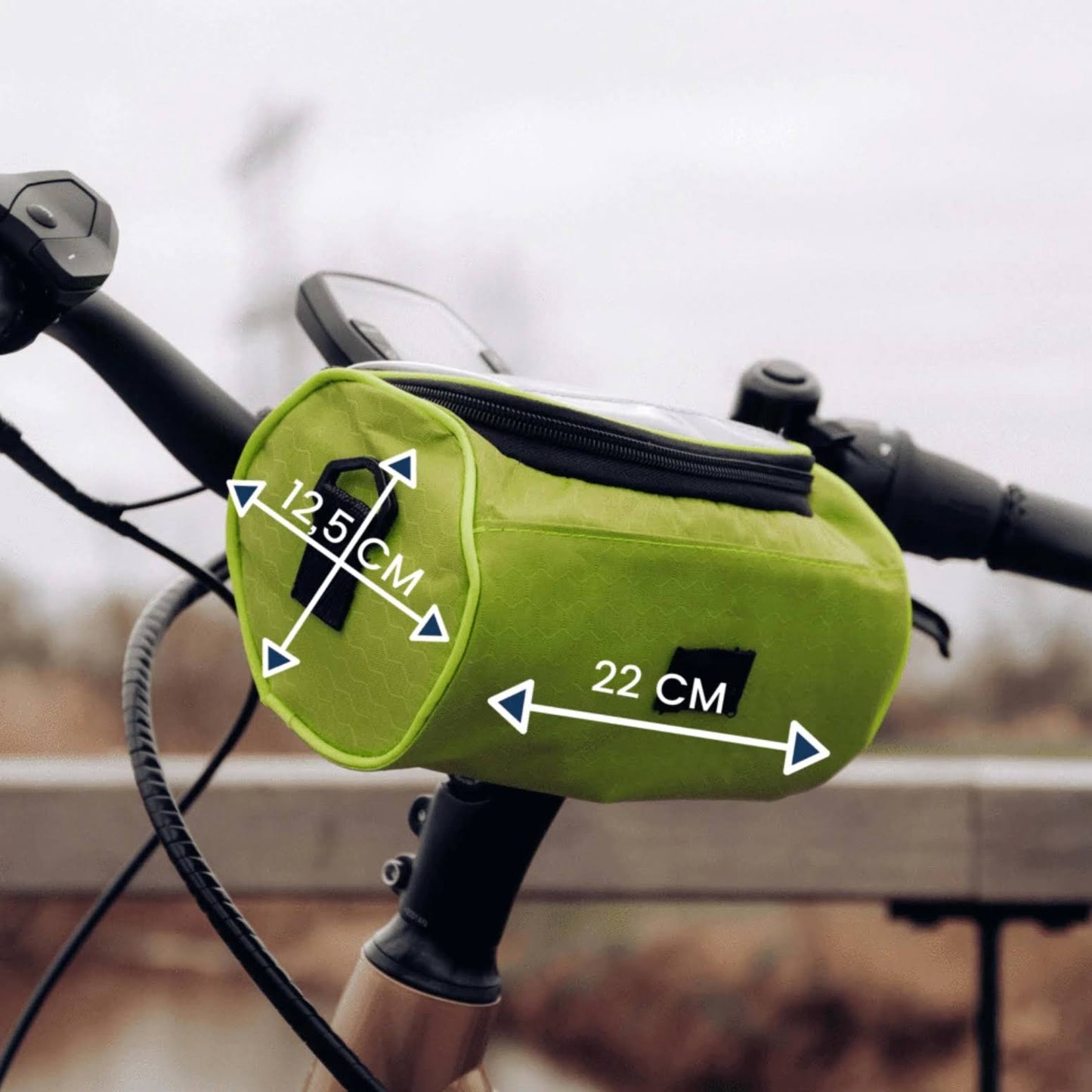 SpeedyBike torba – Vodootporna biciklistička torba s prozorom za mobitel