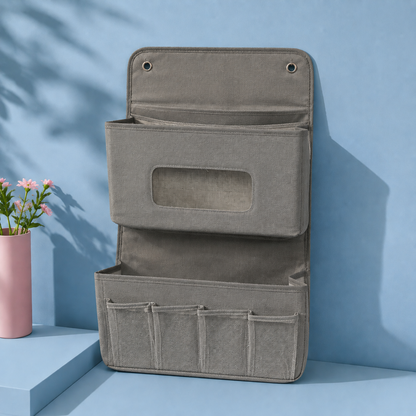 Organizador de pared colgante con varios compartimentos