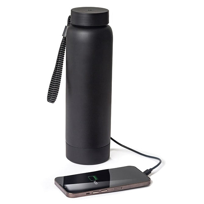 Isolierflasche mit abnehmbarer Powerbank