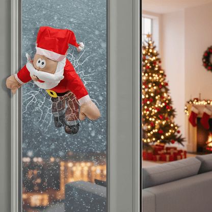 Decoración navideña móvil para ventanas con LED