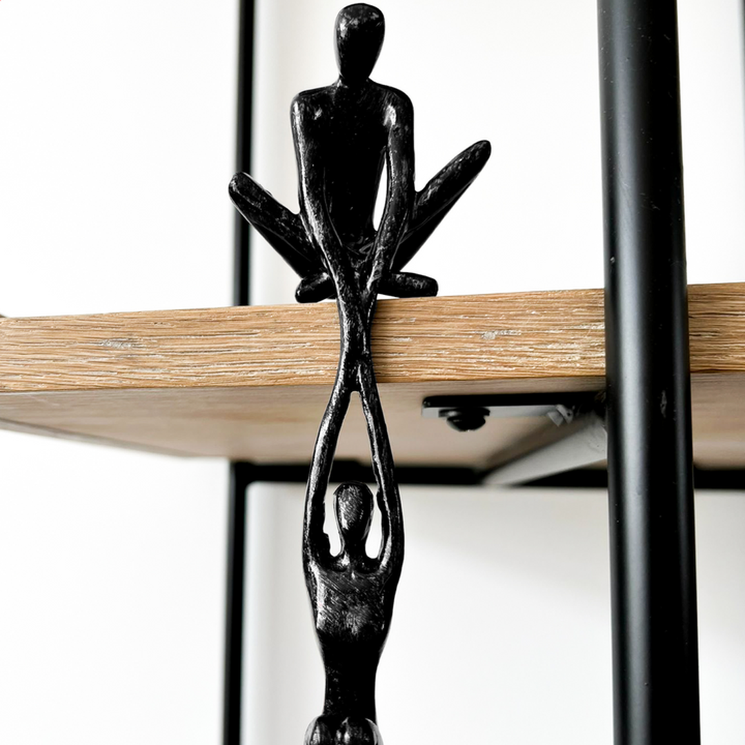 Moderna skulptura dviju figura za uređenje interijera