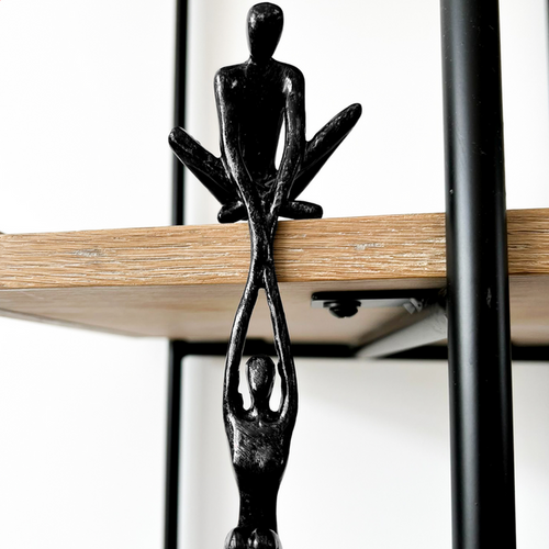 Moderna skulptura dviju figura za uređenje interijera