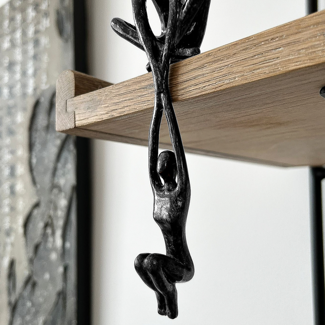 Moderna skulptura dviju figura za uređenje interijera