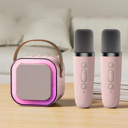 Mini karaoke set s dva bežična mikrofona