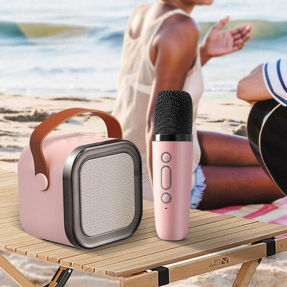 Mini karaoke set s dva bežična mikrofona
