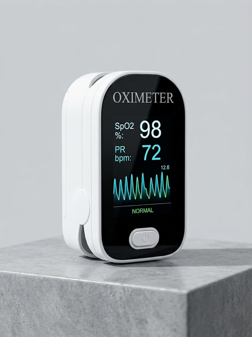 Finger-Pulsoximeter zur SpO2- und Pulsmessung