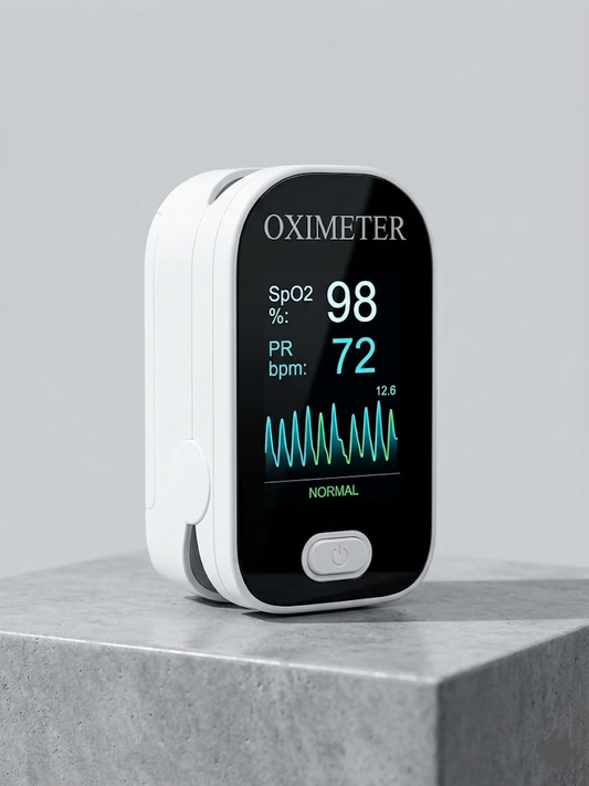 Finger-Pulsoximeter zur SpO2- und Pulsmessung