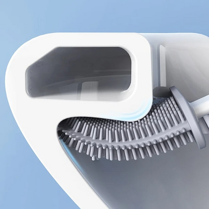 Escova de sanita de silicone com suporte