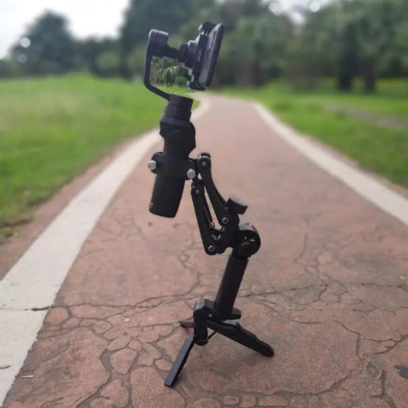 Estabilizador gimbal de 4 eixos para smartphones – Filmagem suave e precisa