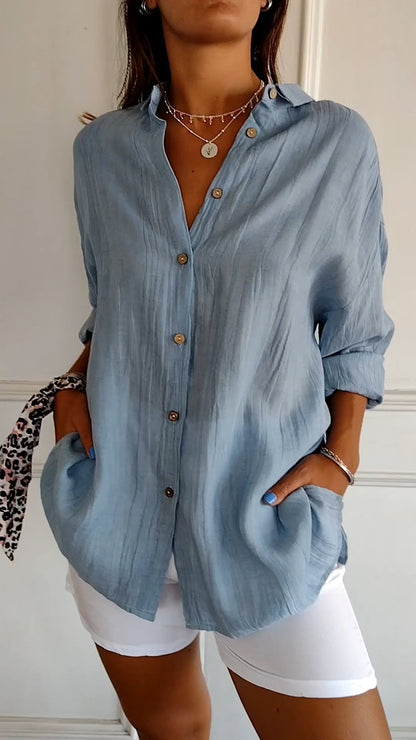 Blusa de linho de verão – conforto e elegância combinados