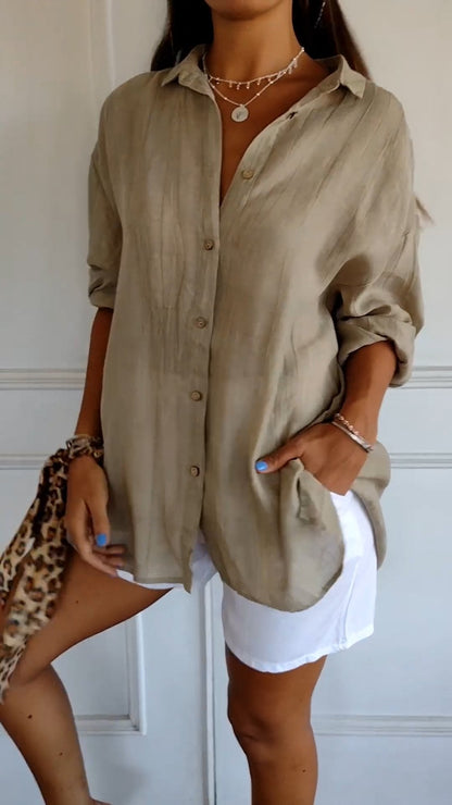 Blusa de linho de verão – conforto e elegância combinados