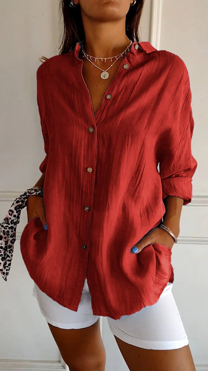 Blusa de linho de verão – conforto e elegância combinados