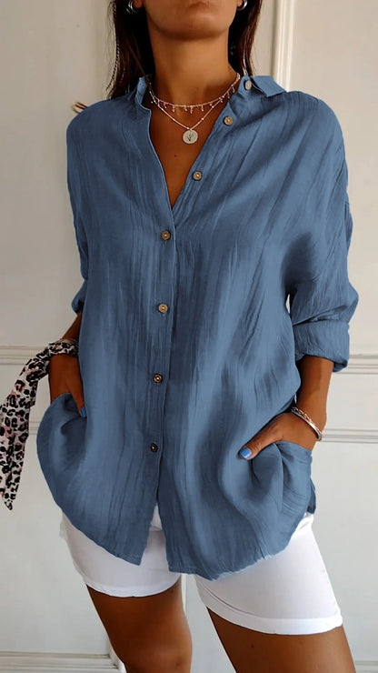 Blusa de linho de verão – conforto e elegância combinados