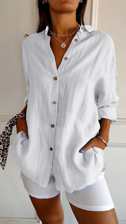 Blusa de linho de verão – conforto e elegância combinados