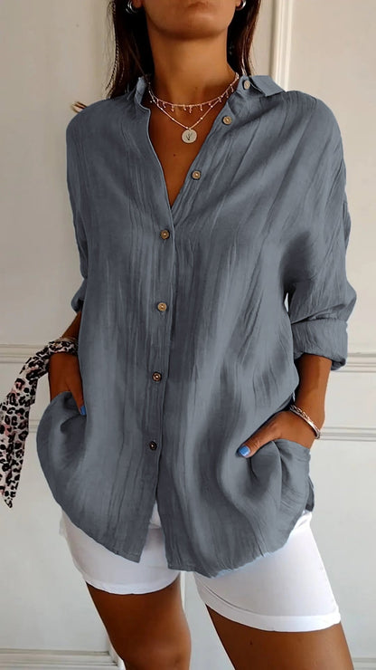 Blusa de linho de verão – conforto e elegância combinados