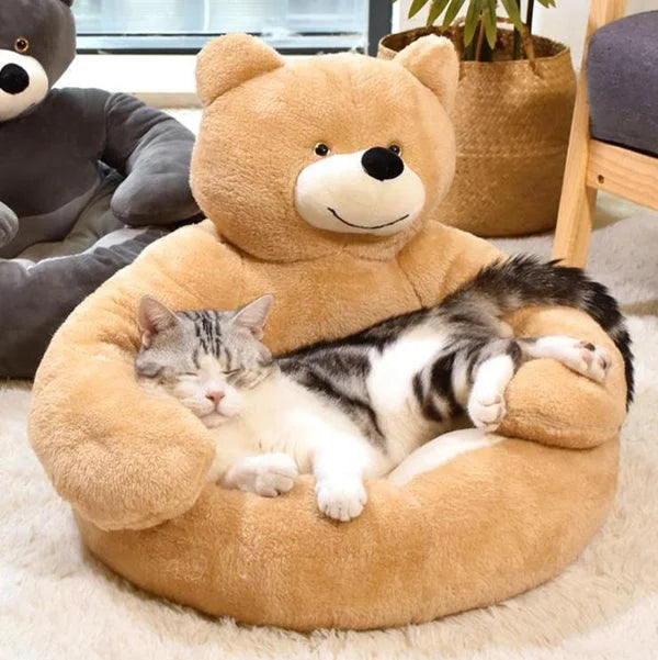 TeddyBear krevet za mačke - Za ultimativnu udobnost i toplinu