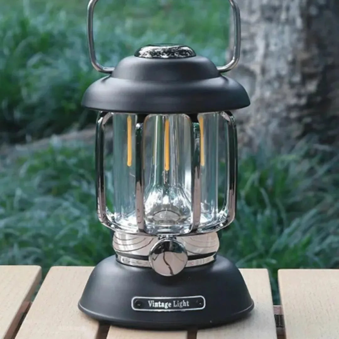 Retro kamperska lampa s LED tehnologijom – Praktična i održiva