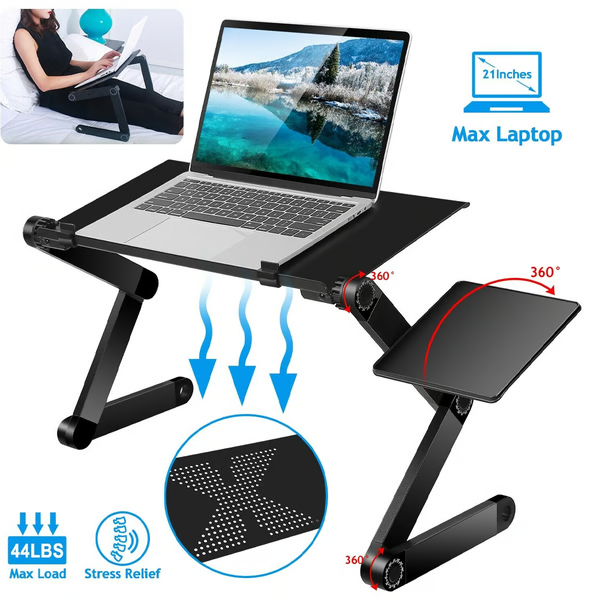Ergonomski podesiv stalak za laptop – Lagano i multifunkcionalno