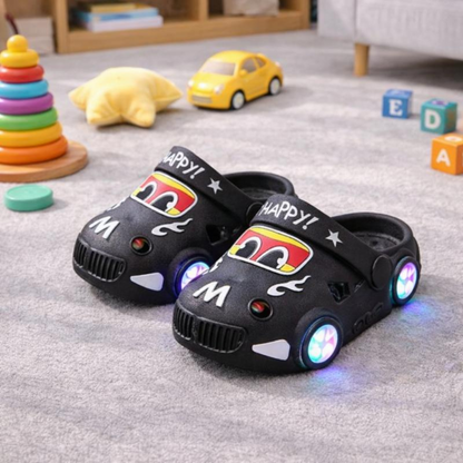 Dječje LED klompe s motivom automobila