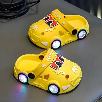 Dječje LED klompe s motivom automobila