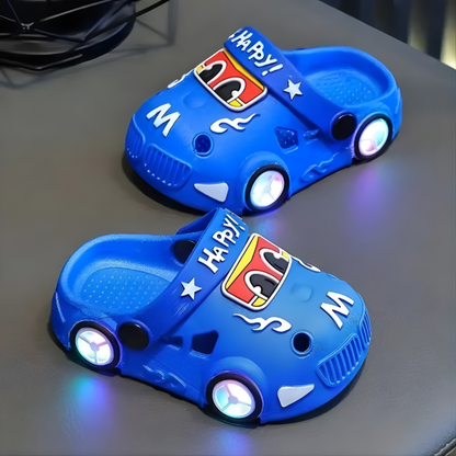 Dječje LED klompe s motivom automobila