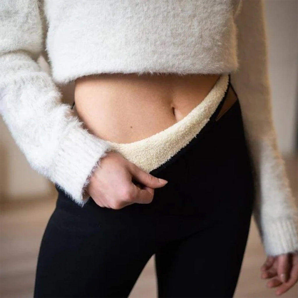 Damen Thermoleggings mit hohem Bund und wärmendem Innenfutter