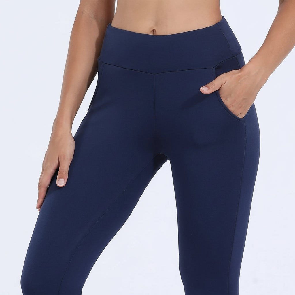 Damen Thermoleggings mit hohem Bund und wärmendem Innenfutter