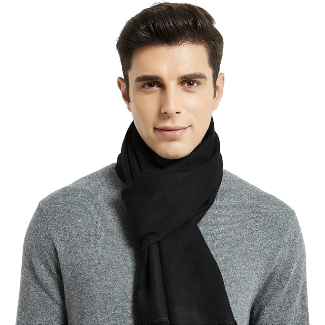 Herrenstrickschal für den Winter