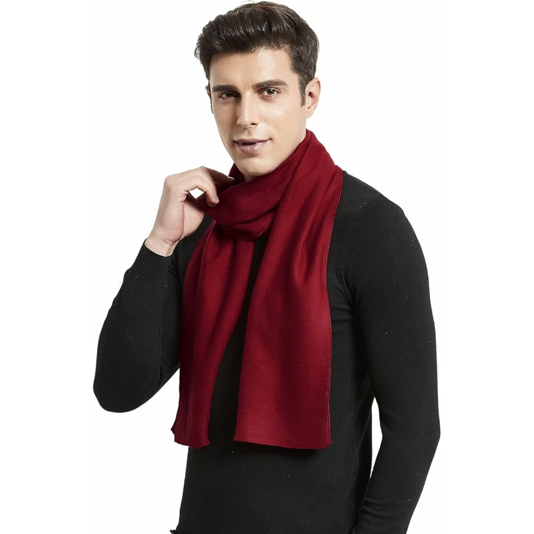 Herrenstrickschal für den Winter